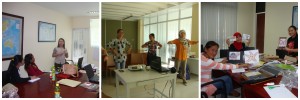 Various activities during the three-day training workshop with Bajau teachers Relinda Montimor