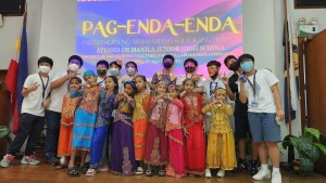 Our Sama-Bajau learners with Grade 7 students from Ateneo de Manila Junior High School (AJHS)