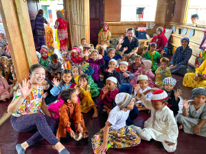 Our Sama-Bajau learners are all smiles!